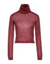 Dsquared2 Turtlenecks In Maroon