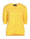 Boutique Moschino Cardigans In Yellow