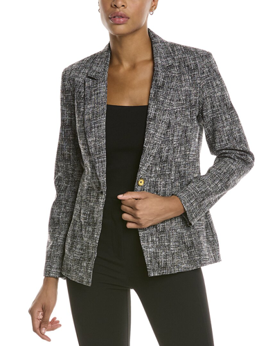 Nanette Lepore Nanette By  Metallic Blazer In Black