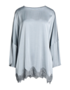 Pink Memories Blouses In Sky Blue