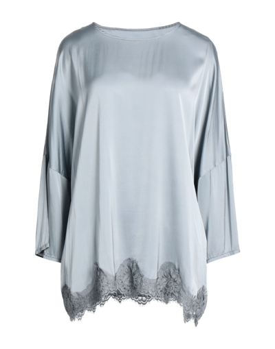 Pink Memories Blouses In Sky Blue