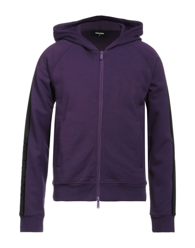 Dsquared2 Sweatshirts In Purple