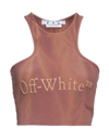 Off-white &trade; Tops In Brown