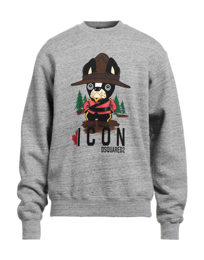 Dsquared2 Sweatshirts In Grey