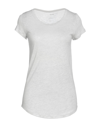 Majestic T-shirts In Light Grey