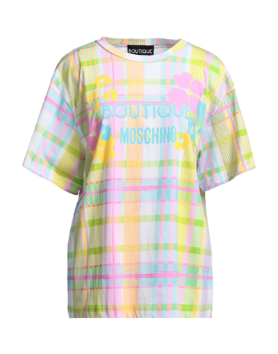 Boutique Moschino T-shirts In Light Green