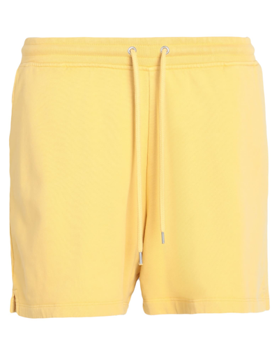 Colorful Standard Women Organic Sweatshorts Woman Shorts & Bermuda Shorts Yellow Size M Cotton