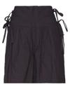 Isabel Marant Étoile Marant Étoile Woman Shorts & Bermuda Shorts Midnight Blue Size 6 Cotton
