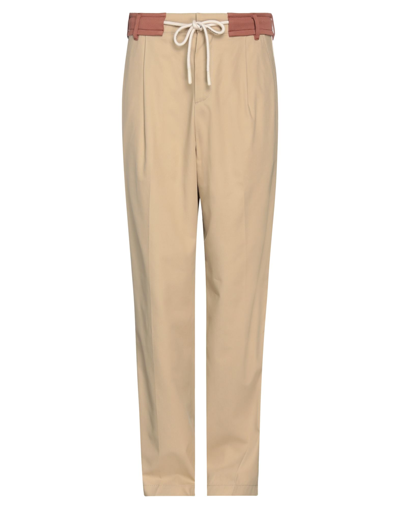 Palm Angels Pants In Beige