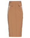 Elisabetta Franchi Midi Skirts In Beige