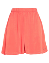 FREDDY FREDDY WOMAN SHORTS & BERMUDA SHORTS CORAL SIZE L VISCOSE, CUPRO