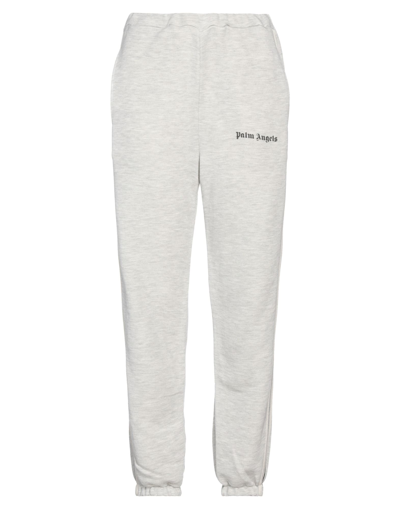 Palm Angels Grey Cotton Track Pants