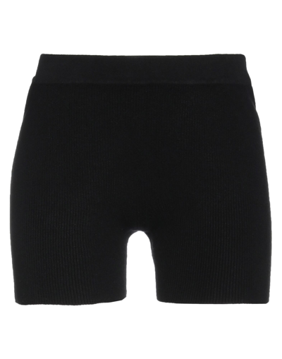 Vicolo Woman Shorts & Bermuda Shorts Black Size Onesize Viscose, Polyester In Black