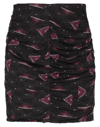 Ba&sh Cassi Gathered Mini Skirt In Steel Grey