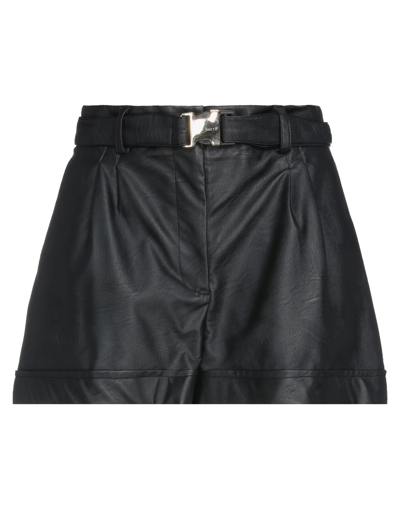 Nora Barth Woman Shorts & Bermuda Shorts Black Size 6 Polyester, Polyurethane