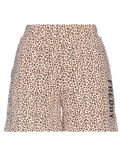 Freddy Woman Shorts & Bermuda Shorts Light Pink Size L Polyester, Cotton, Elastane