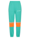 Palm Angels Green & Orange Track Lounge Pants In Green