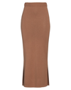 N.o.w. Andrea Rosati Cashmere Long Skirts In Camel