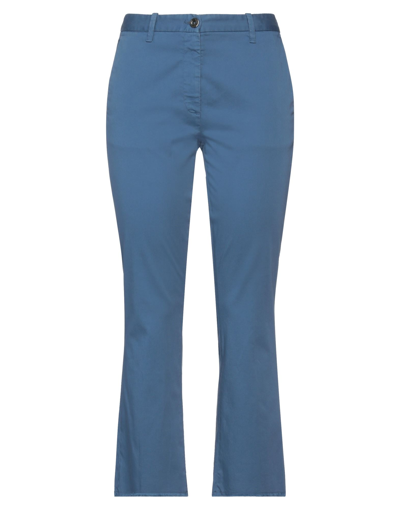 Nine:inthe:morning Nine In The Morning Woman Pants Slate Blue Size 28 Cotton, Elastane