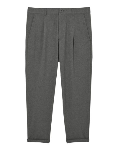 Cos Relaxed-fit Wool Tapered Chinos In Grey