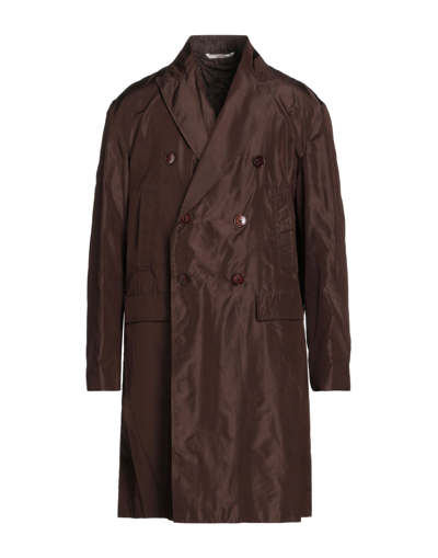 Valentino Overcoats In Brown