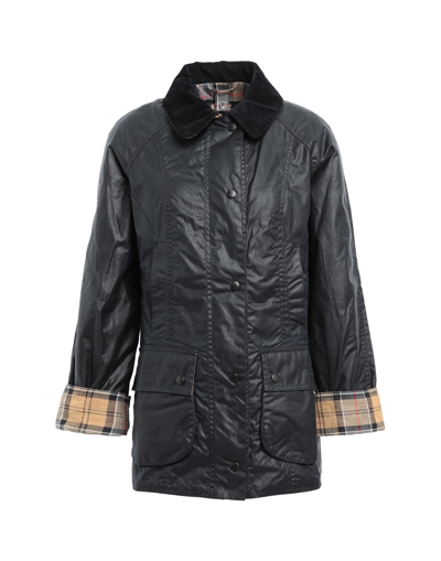 BARBOUR BARBOUR BEADNELL WAX WOMAN JACKET MIDNIGHT BLUE SIZE 8 COTTON