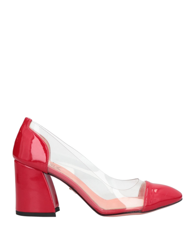 Jf London Pumps In Red