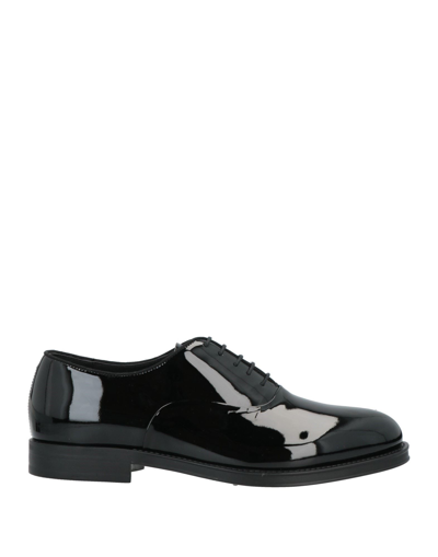 Giorgio Armani Lace-up Shoes In Black
