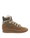 Isabel Marant Ankle Boots In Green