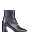 A.BOCCA A. BOCCA SHAKE MIDNIGHT WOMAN ANKLE BOOTS MIDNIGHT BLUE SIZE 8 SOFT LEATHER
