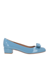 Ferragamo Pumps In Azure