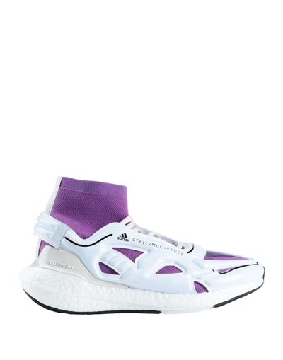 Adidas By Stella Mccartney Asmc Ultraboost 22 Elevated Sneakers In White/active Purple/core