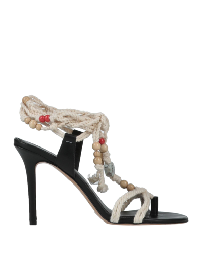 Isabel Marant Toe Strap Sandals In White