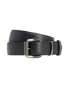 8 BY YOOX 8 BY YOOX LEATHER BELT MAN BELT BLACK SIZE S SOFT LEATHER