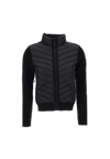 Canada Goose Hybridge Knit Puffer-front Jacket In Black