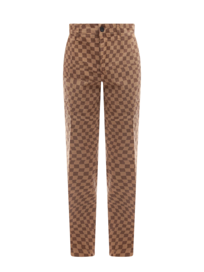 Incotex Red Trouser In Brown
