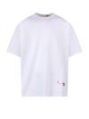 Incotex Red T-shirt Oversize In White