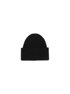 Destin Anthracite Wool And Cashmere Beanie In Black