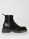 Off-white Zip-fastening Sponge Ankle Boots In Black 1