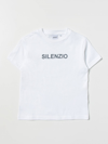 Aspesi Kids' 'silenzio' Short-sleeve T-shirt In White