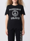 Moschino T-shirts  Couture Women Color Black