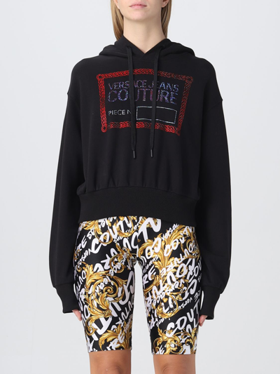 Versace Jeans Couture Sweatshirt  Woman Color Black In Black