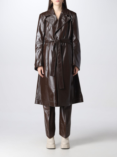Bottega Veneta Coats  Women Color Brown