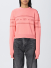 Chiara Ferragni Intarsia-knit Logo Jumper In Pink