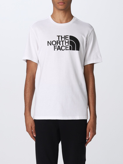 The North Face Men's White Other Materials T-shirt In White