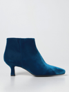 Anna F Flat Ankle Boots . Women In Blue