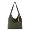 The Sak Leather Hobo Bag In Green