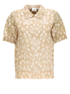 BURBERRY WOMEN'S T-SHIRTS AND TOP - BURBERRY - IN YELLOW COTTON