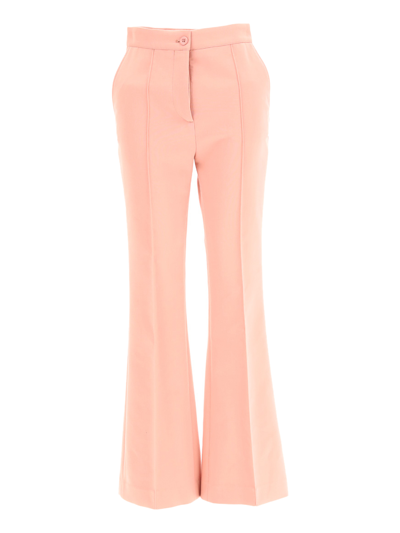 See By Chloé See By Chloe Cotton Linen Canvas Trousers In Multicolor