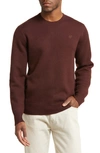 Saturdays Surf Nyc Greg Boiled Wool Crewneck Sweater In Downtown Brown